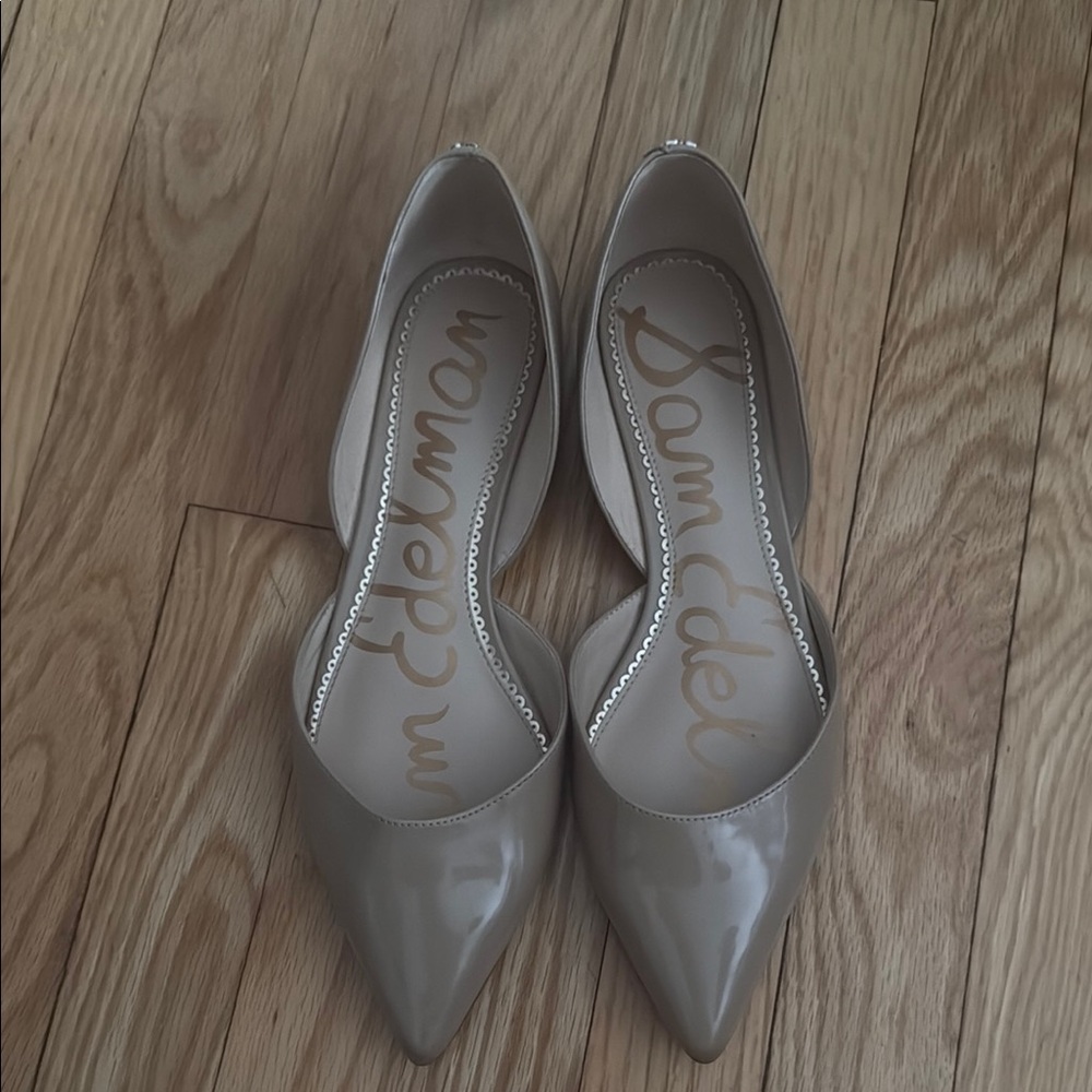 Sam Edelman Tan Pointed Toe Flats